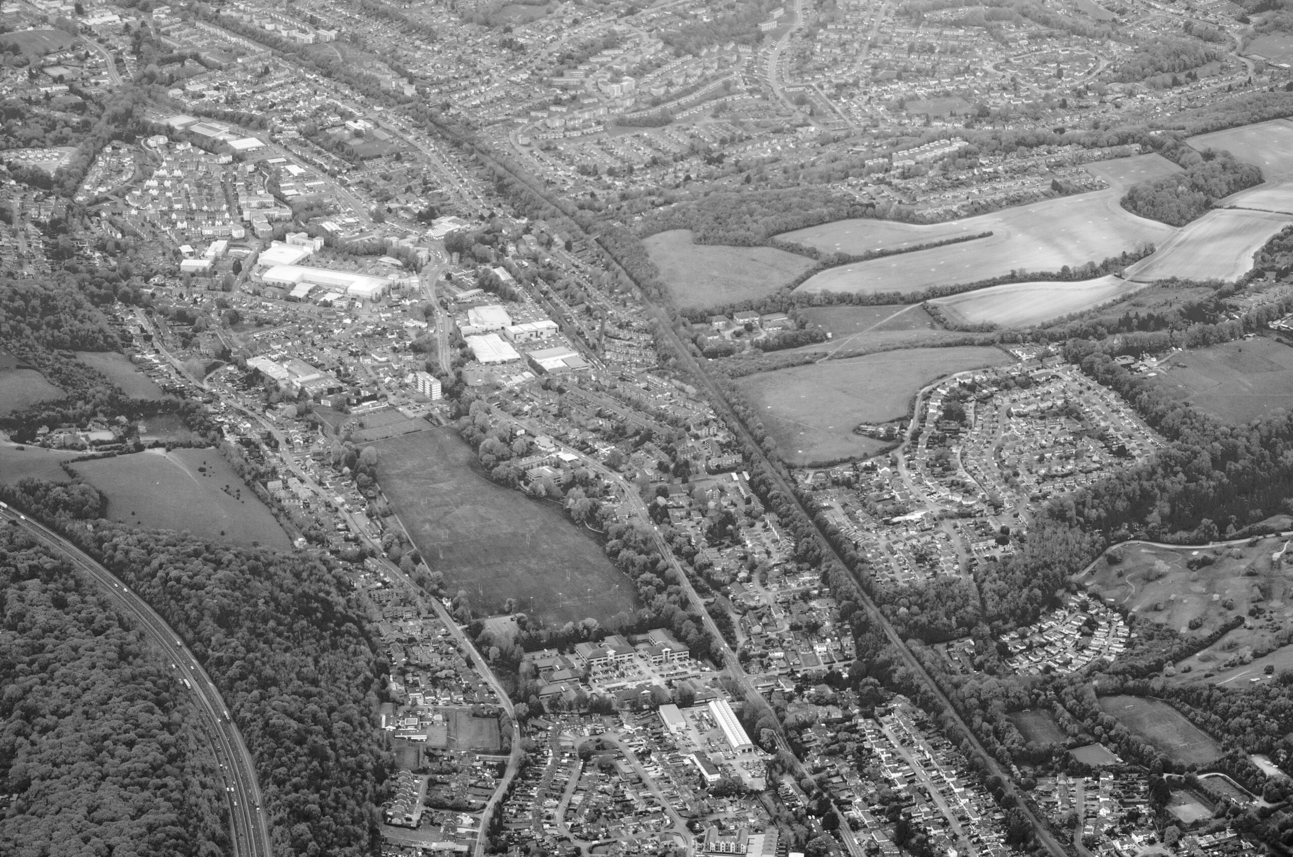 Aerial View of Loudwater and High Wycombe, Buckinghamshire